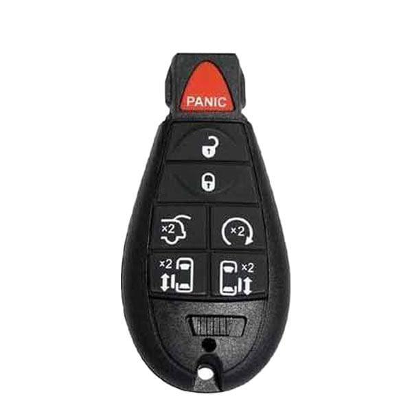 Solidkeys Chrysler, Dodge, and Jeep OEM Replacement FOBIK - 7 Button w/ Remote Start, Trunk, and Hat SLD-CDHBL-G1A0 - main